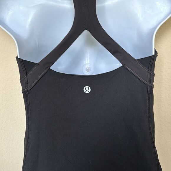 Lululemon Run: Black Fast Track Tank Pizzaz size 4 - Picture 6 of 10